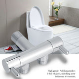 Brass Two Way Valve Faucet Outlet Water Distribution Polishing for Toilet Washing Machine
