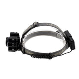 USB Rechargeable 7LED High Bright Headlight Head Torch Lamp for Outdoor Camping Fishing - 45-Degree Angle