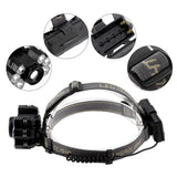 USB Rechargeable 7LED High Bright Headlight Head Torch Lamp for Outdoor Camping Fishing - Extra Image