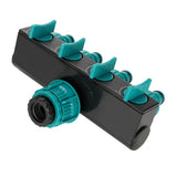 4 Way Garden Irrigation Watering Tap Hose Splitter Connector Adapter with Shut Off Valve - Extra Image