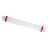 9in Non Stick Plastic Rolling Pin with Ring Fondant Cake Cookie Dough Roller Baking Tool
