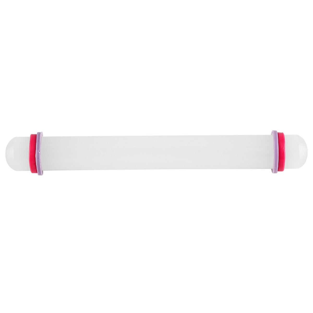 9in Non Stick Plastic Rolling Pin with Ring Fondant Cake Cookie Dough Roller Baking Tool