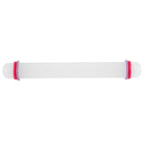 9in Non Stick Plastic Rolling Pin with Ring Fondant Cake Cookie Dough Roller Baking Tool