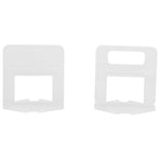 100pcs/Set Plastic Disposable Floor Wall Ceramic Tile Leveling Clips Spacers Tiling Tool(1.0mm)
