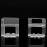 100pcs/Set Plastic Disposable Floor Wall Ceramic Tile Leveling Clips Spacers Tiling Tool(1.0mm) - Extra Image