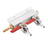 Muti way Home Co2 Air Gas Manifold Distribution Splitter Beer 2 Way