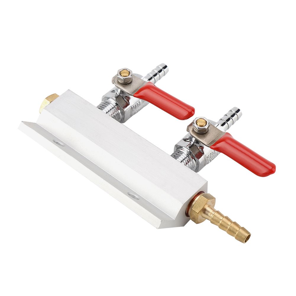 Muti way Home Co2 Air Gas Manifold Distribution Splitter Beer 2 Way