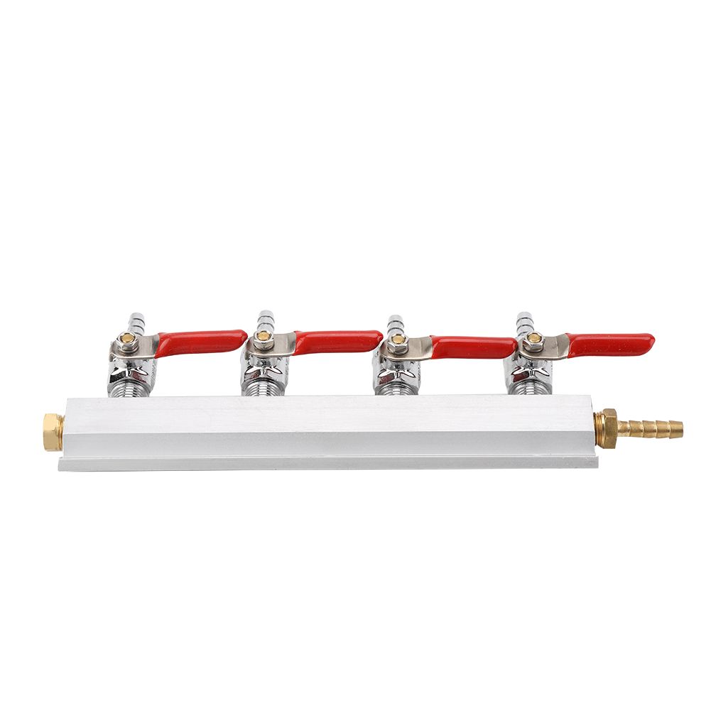 Muti way Home Co2 Air Gas Manifold Distribution Splitter Beer 4 Way