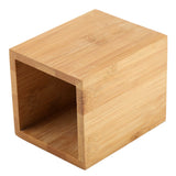 Bamboo Pen Holder Office School Desk Pencils Storage Organizer Stand Stationery Supply - Top-Down View