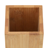 Bamboo Pen Holder Office School Desk Pencils Storage Organizer Stand Stationery Supply - Extra Image