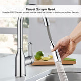 Kitchen Bathroom Pull Out Faucet Sprayer Shower Water Tap Spray Head Replacement Part