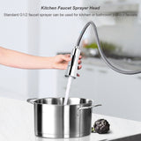 Kitchen Bathroom Pull Out Faucet Sprayer Shower Water Tap Spray Head Part Accessory