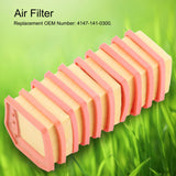 10 X Air Filter Cleaner For Stihl FS410 FS460 FS240 FS260 FS360 Trimmer - Front View