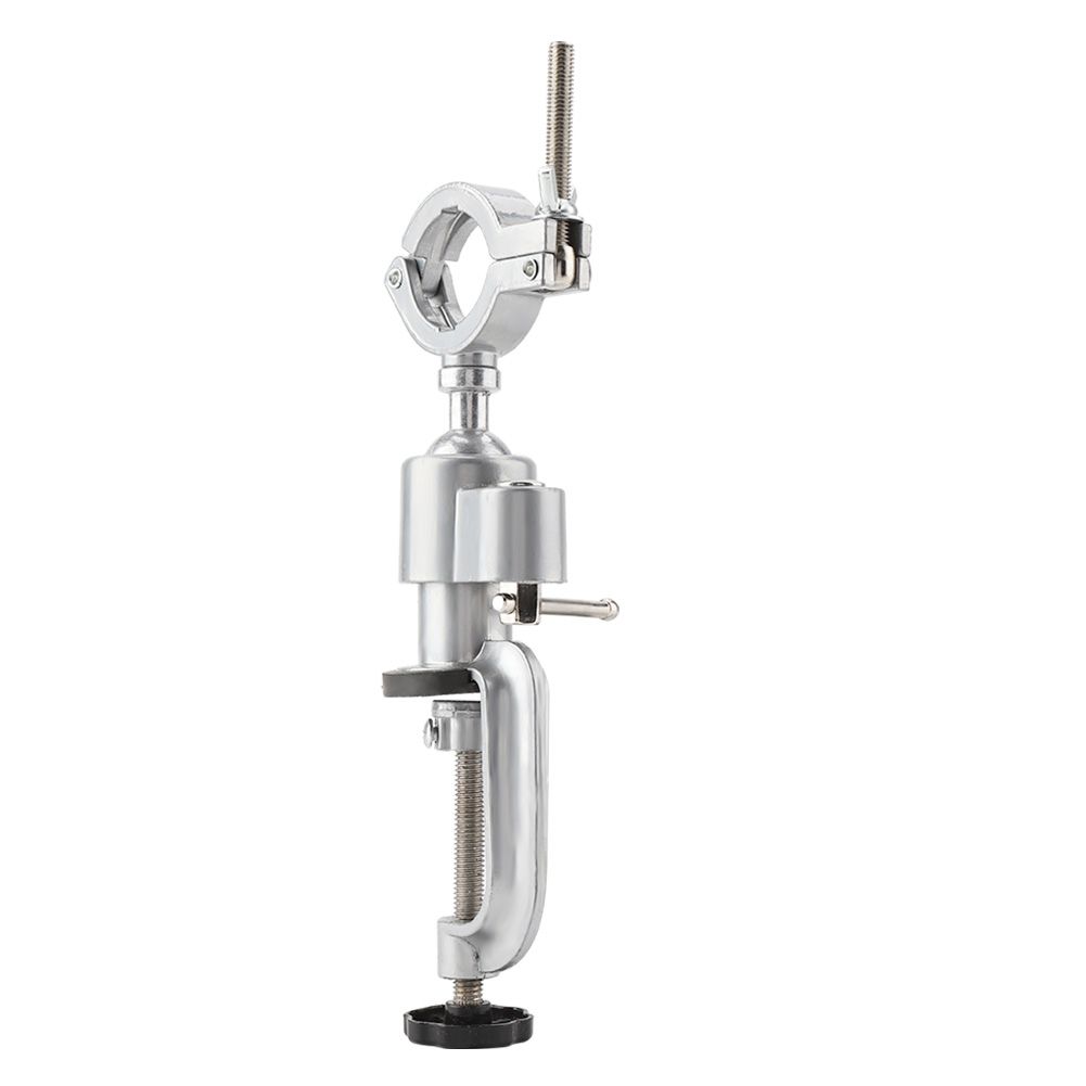 Aluminum Alloy Clamp on Bench Vise Electric Drill Holder Stand Rack Grinder Bracket Accessory