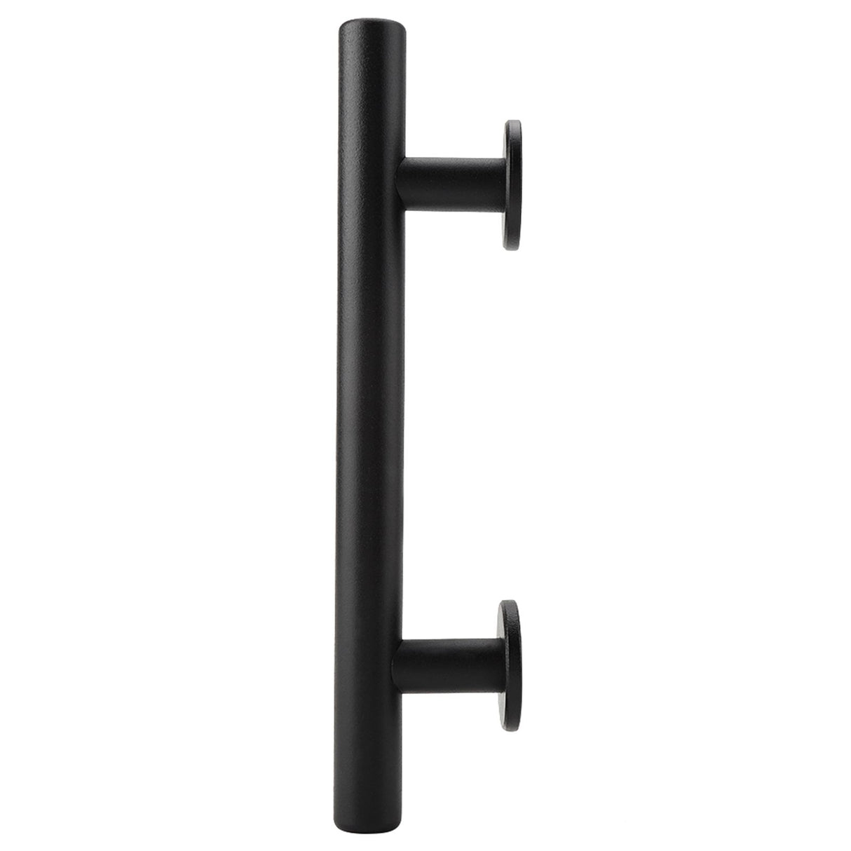 Black Heavy Duty Carbon Steel Sliding Barn Door Closet Pull Handle Wooden Gate Hardware