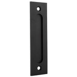 Black Heavy Duty Carbon Steel Sliding Barn Door Closet Pull Handle Wooden Gate Hardware