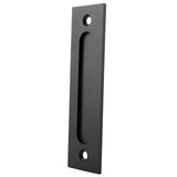 Black Heavy Duty Carbon Steel Sliding Barn Door Closet Pull Handle Wooden Gate Hardware