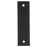 Black Heavy Duty Carbon Steel Sliding Barn Door Closet Pull Handle Wooden Gate Hardware