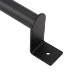 Black Heavy Duty Carbon Steel Pull Handle for Sliding Barn Door Closet Wooden Gate Hardware - Extra Image