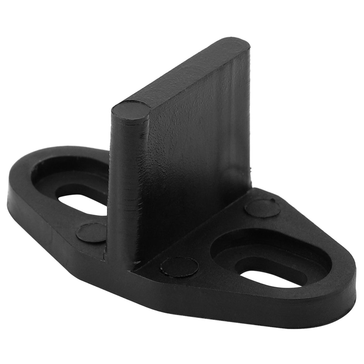 Black Coated Plastic Floor Guide for Sliding Barn Door Bottom Gate Hardware Accessory