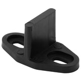 Black Coated Plastic Floor Guide for Sliding Barn Door Bottom Gate Hardware Accessory