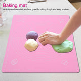 Anti slip Silicone Baking Mat NOn stick Rolling Dough Pad for Bakeware Liner
