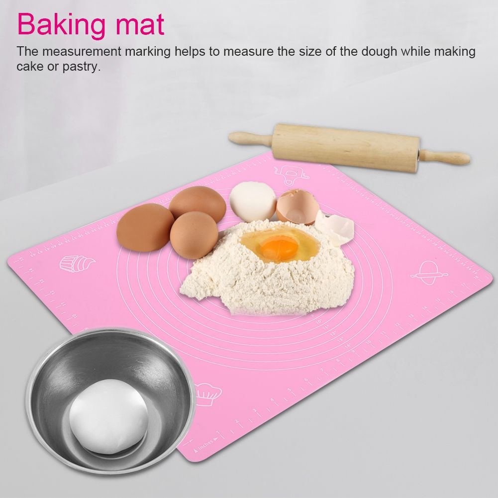 Anti slip Silicone Baking Mat NOn stick Rolling Dough Pad for Bakeware Liner