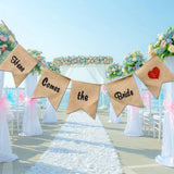5pcs Set Fashionable Cloth Forked Tail shaped Banner for Party Decoration