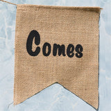5pcs Set Fashionable Cloth Forked Tail shaped Banner for Party Decoration