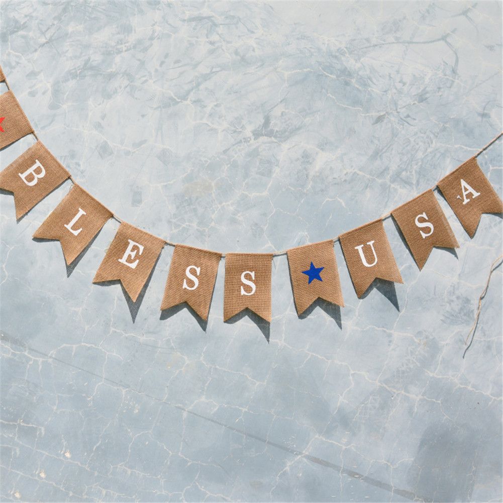 13pcs Set Fashionable Cloth Forked Tail shaped Banner for Party Decoration