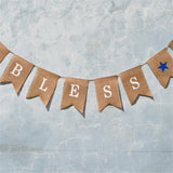 13pcs Set Fashionable Cloth Forked Tail shaped Banner for Party Decoration - Top-Down View