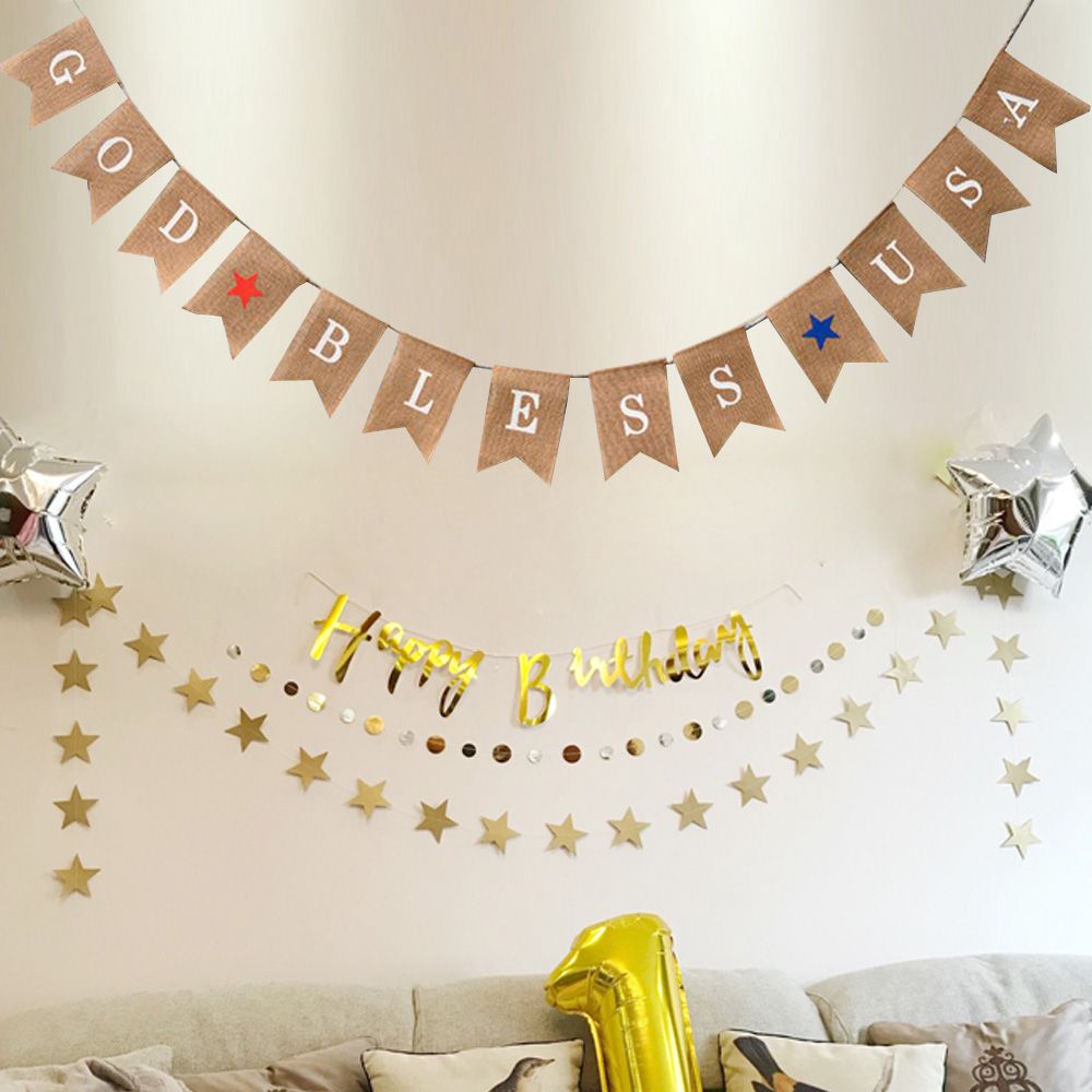 13pcs Set Fashionable Cloth Forked Tail shaped Banner for Party Decoration