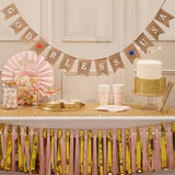 13pcs Set Fashionable Cloth Forked Tail shaped Banner for Party Decoration - Close-Up Angle