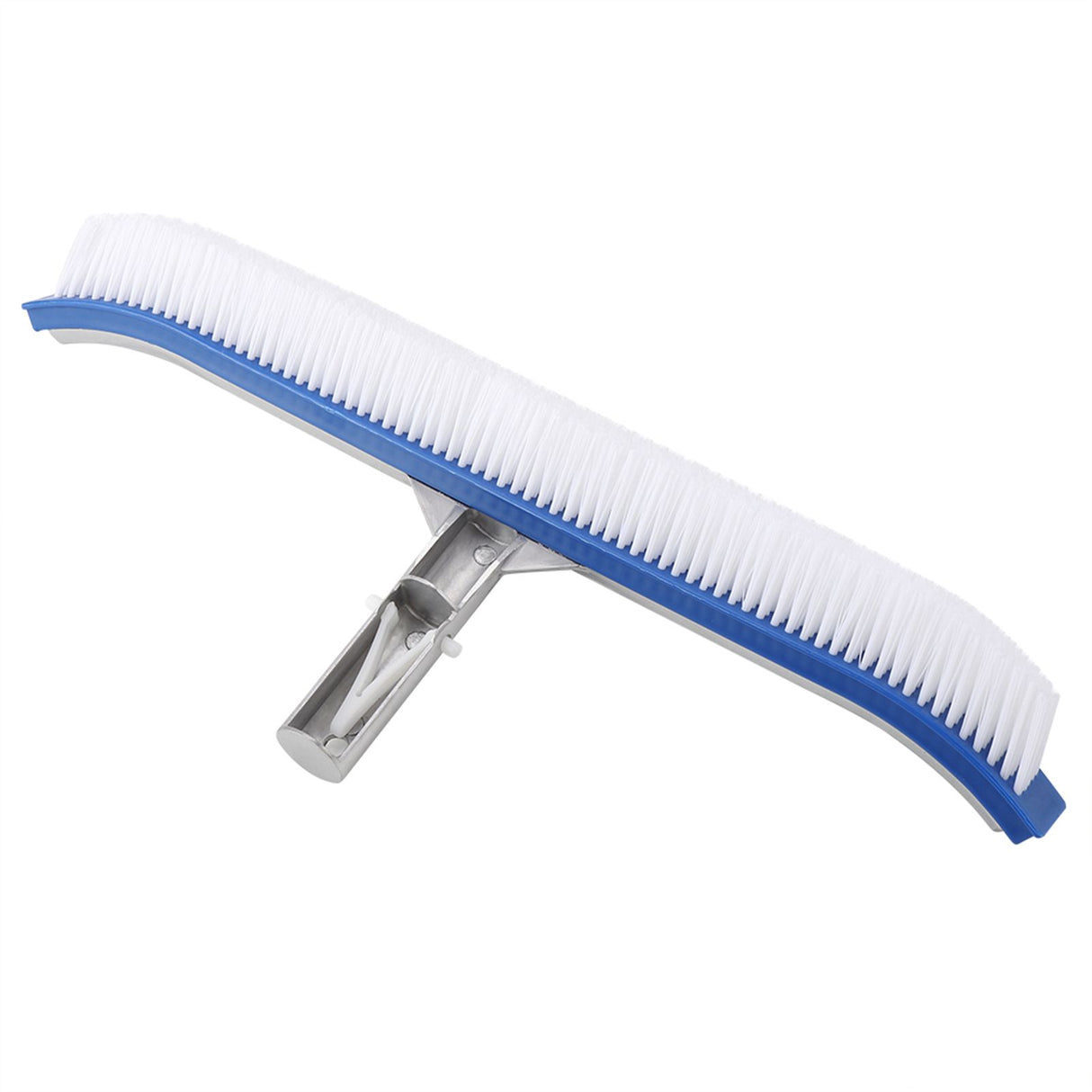 18in Swimming Pool Wall Brush Cleaning Tools Aluminum Handle for Pond Spa Hot Spring Pools