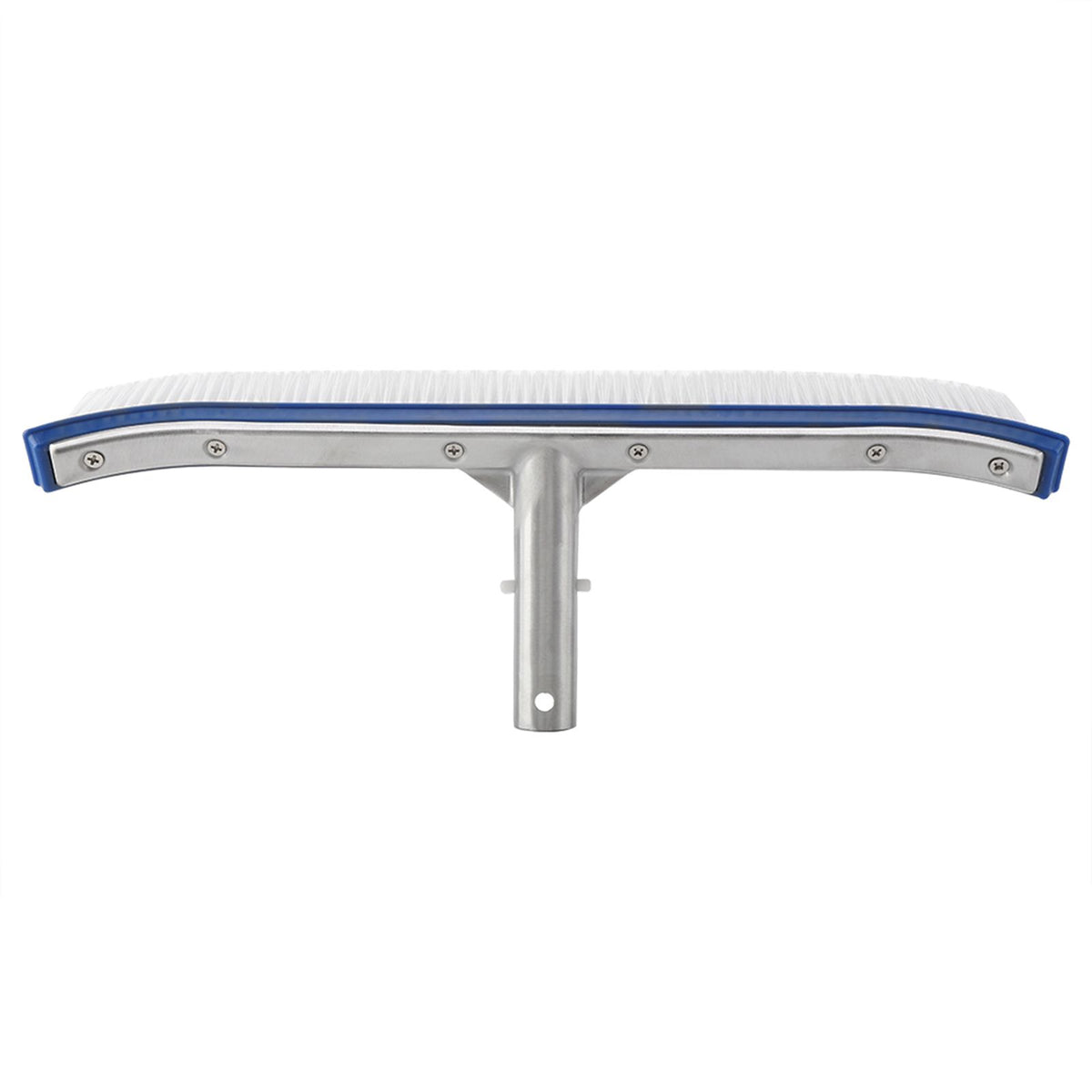 18in Swimming Pool Wall Brush Cleaning Tools Aluminum Handle for Pond Spa Hot Spring Pools