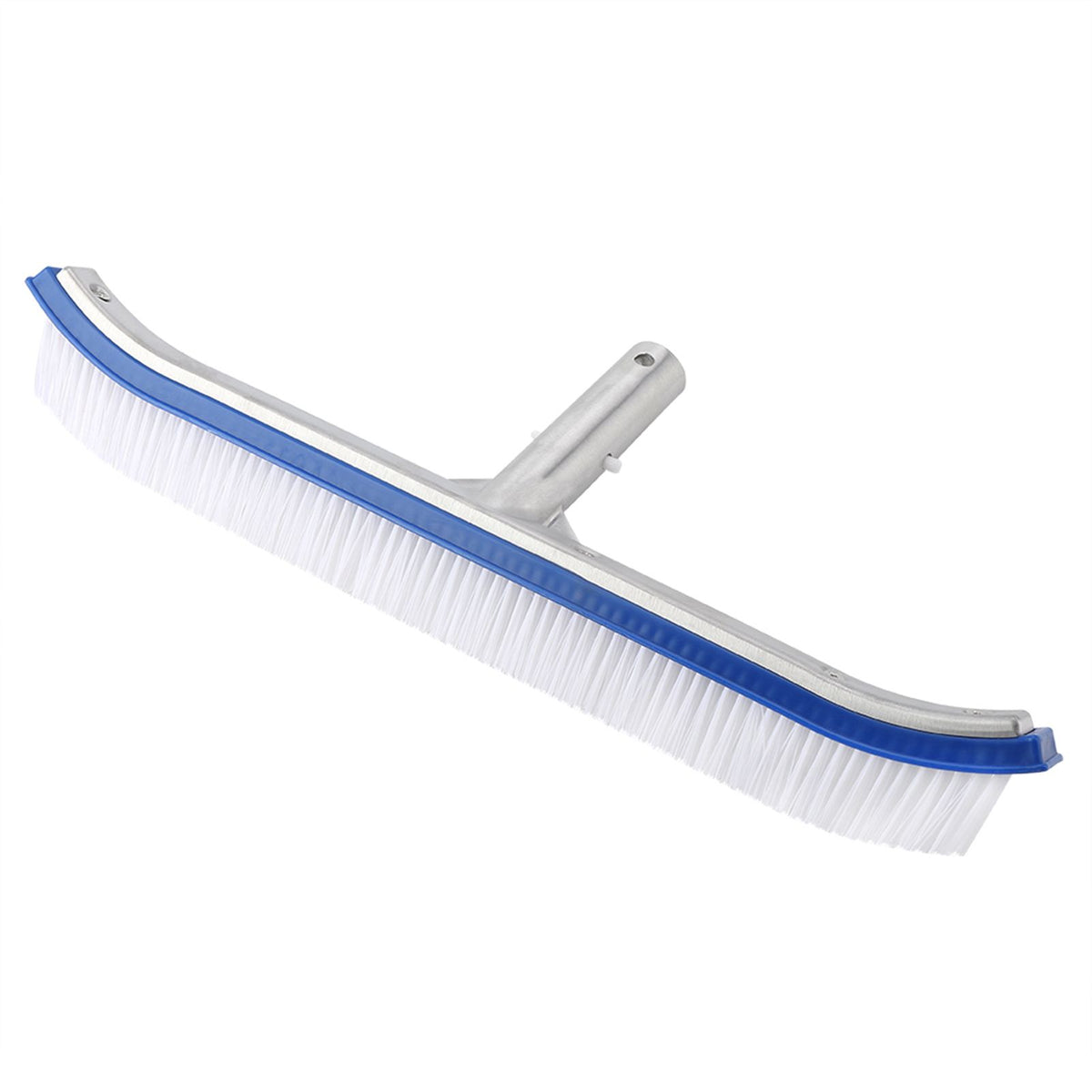 18in Swimming Pool Wall Brush Cleaning Tools Aluminum Handle for Pond Spa Hot Spring Pools
