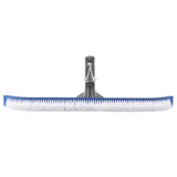 18in Swimming Pool Wall Brush Cleaning Tools Aluminum Handle for Pond Spa Hot Spring Pools