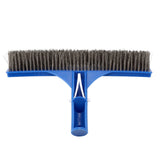 10in Swimming Pool Steel Brush Bottom Walls Cleaning Supplies for Pond Spa Hot Spring - Front View
