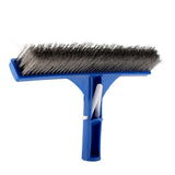 10in Swimming Pool Steel Brush Bottom Walls Cleaning Supplies for Pond Spa Hot Spring - Close-Up Angle