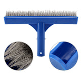 10in Swimming Pool Steel Brush Bottom Walls Cleaning Supplies for Pond Spa Hot Spring