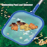 Lightweight Leaf Skimmer Mesh Net Frame Swimming Pool Pond Tub Cleaning Tool for Many Poles - Close-Up Angle