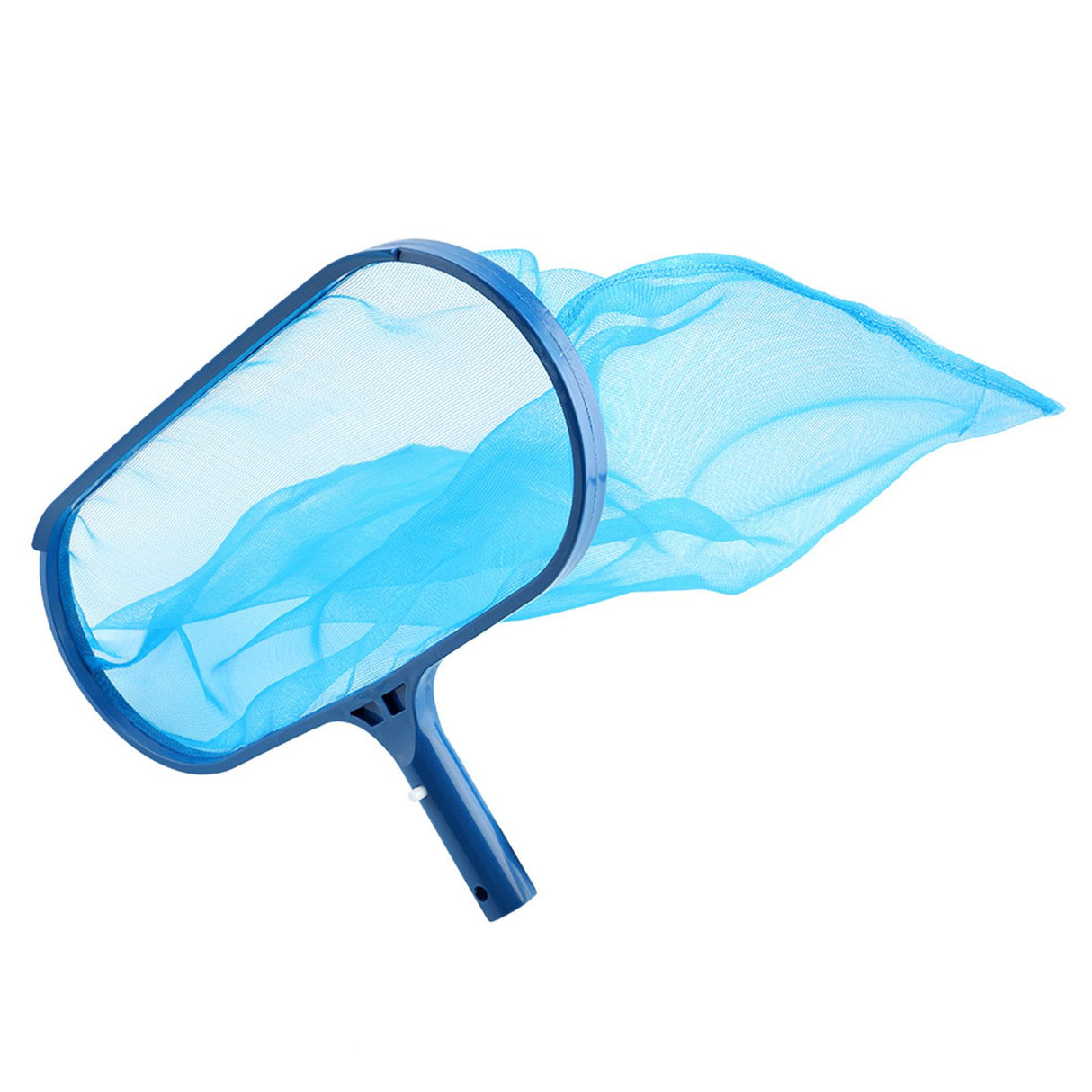Blue Plastic Leaf Skimmer Fine Mesh Net Deep Bag Swimming Pool Pond Tub Cleaning Tool