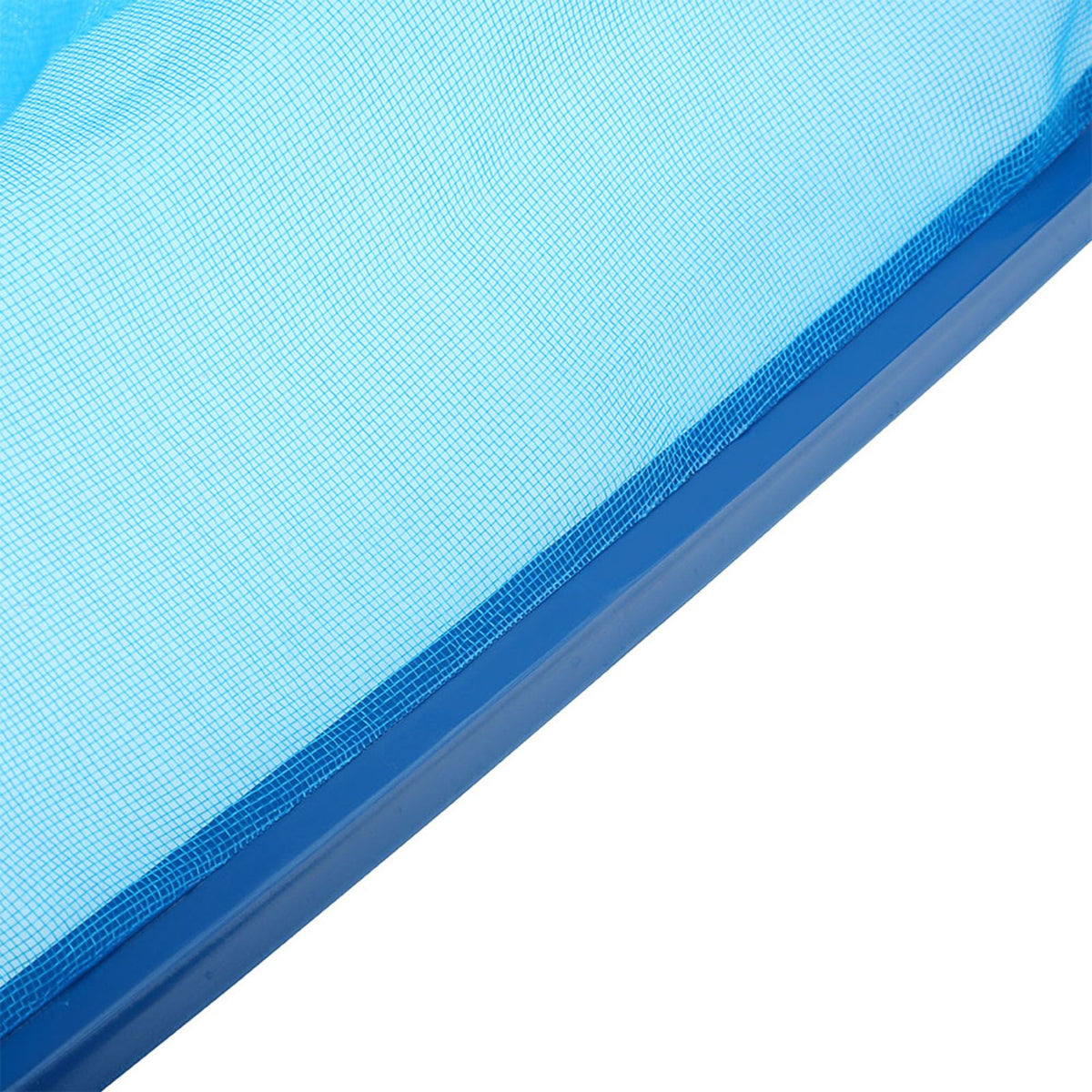 Blue Plastic Leaf Skimmer Fine Mesh Net Deep Bag Swimming Pool Pond Tub Cleaning Tool