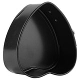 Carbon Steel Cake Mold with Removable Pan Tray Heart Shaped Baking Mould Nonstick Cookware - Top-Down View