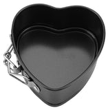 Carbon Steel Cake Mold with Removable Pan Tray Heart Shaped Baking Mould Nonstick Cookware