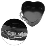 Carbon Steel Cake Mold with Removable Pan Tray Heart Shaped Baking Mould Nonstick Cookware - Extra Image