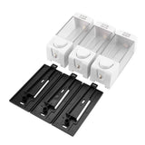 Wall Mounted 3-Chamber Liquid Lotion Shampoo Soap Dispenser Set Bathroom Accessories - Extra Image