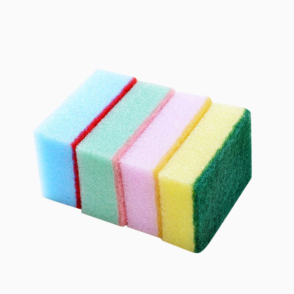 10pcs/ Set Durable Cleaning Sponge Kitchen Tool for Dishes Bowl Pot Pan