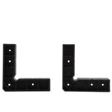 2pcs 90 Degree L Shape Right Angle Corner Clamp Picture Frame Woodworking Tool (9.5*9.5*2cm)