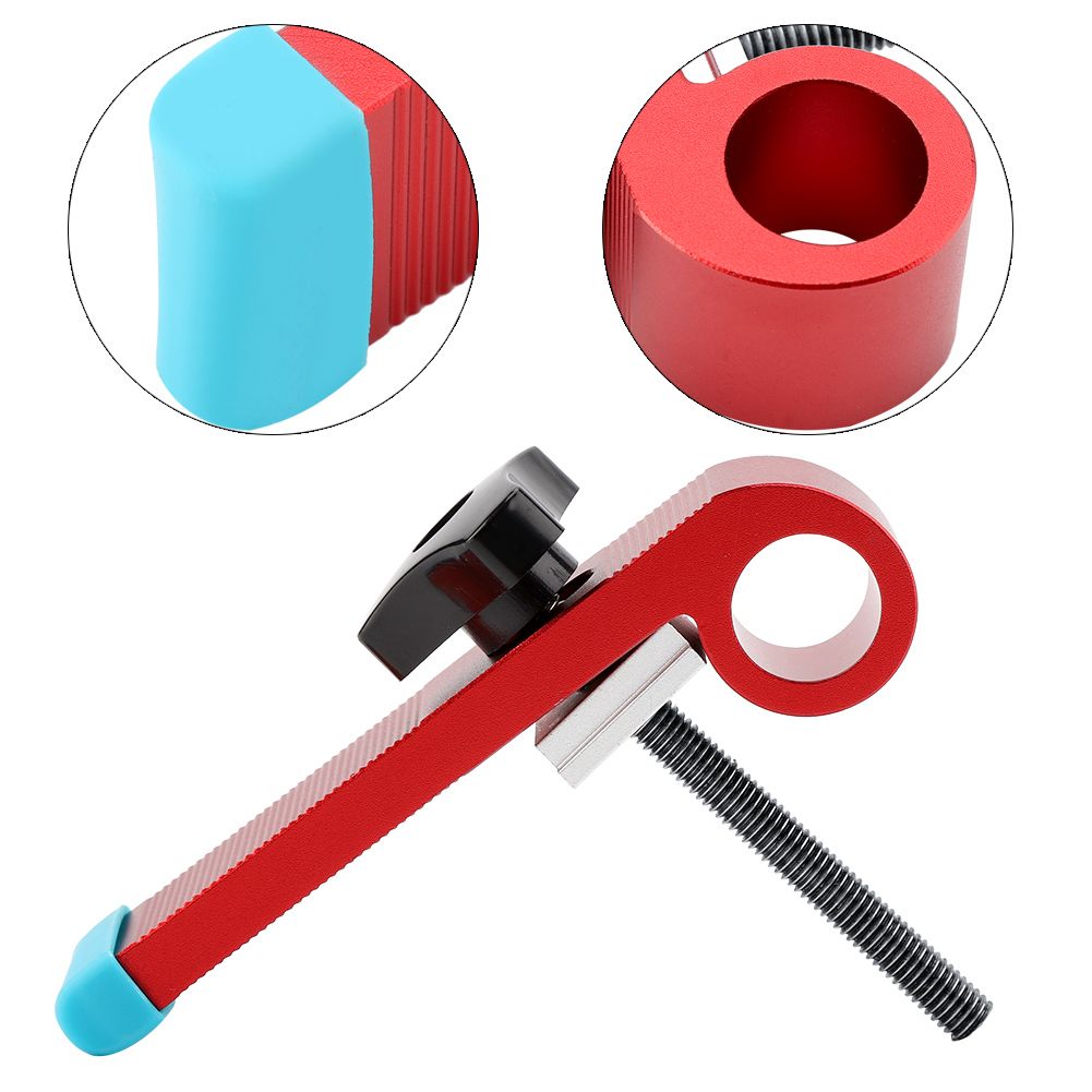 Multi-functional Aluminum Alloy Universal Clamp Clamping Block Woodworking Joint Hand Tool (A)